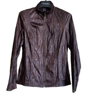 Soft Works‎ women’s blazer jacket size medium zippered top lightweight lined